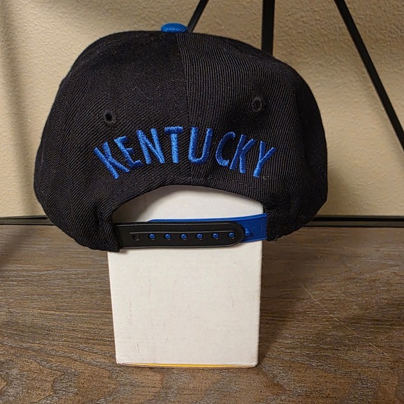 Vtg University of Kentucky Wildcats Zephyr Z Hat NCAA Black Blue Snapback Cap - Picture 4 of 7